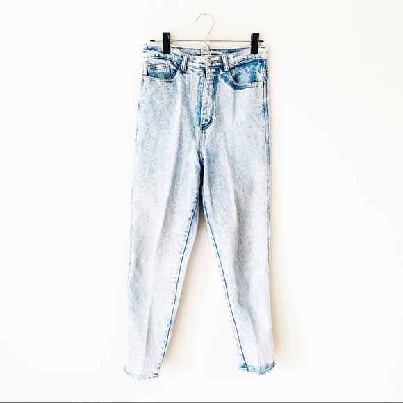 VTG | Jordache High Waisted Acid Wash Jeans - Picture 1 of 5